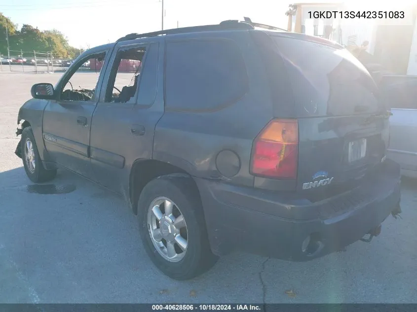 2004 GMC Envoy Sle VIN: 1GKDT13S442351083 Lot: 40628506