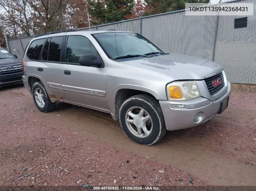 2004 GMC Envoy Sle VIN: 1GKDT13S942368431 Lot: 40780920