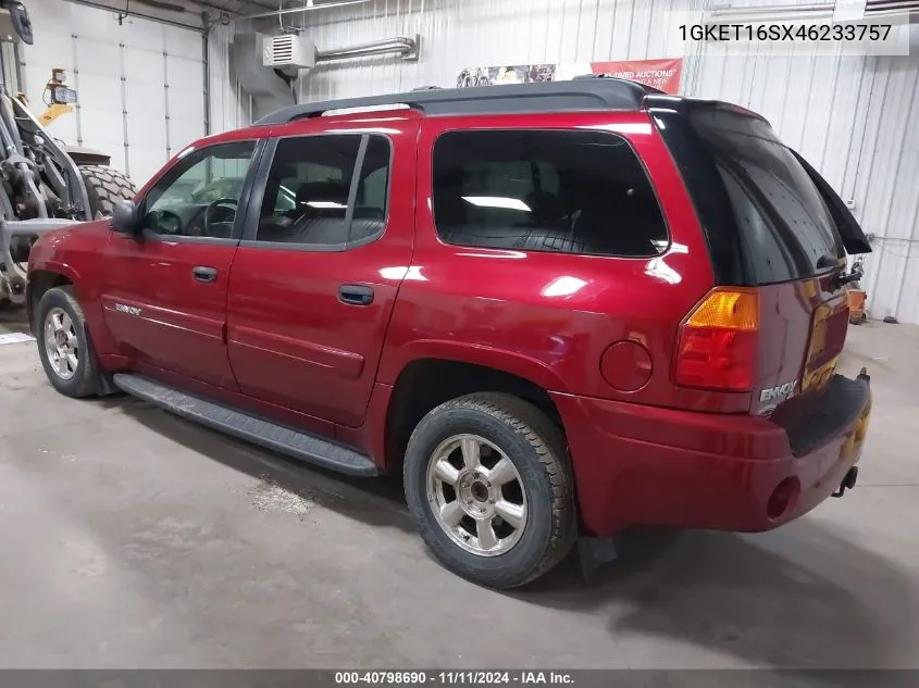 2004 GMC Envoy Xl Sle VIN: 1GKET16SX46233757 Lot: 40798690