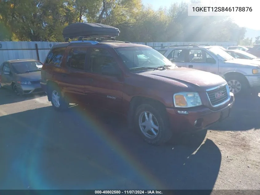 2004 GMC Envoy Xuv Sle VIN: 1GKET12S846178876 Lot: 40802580