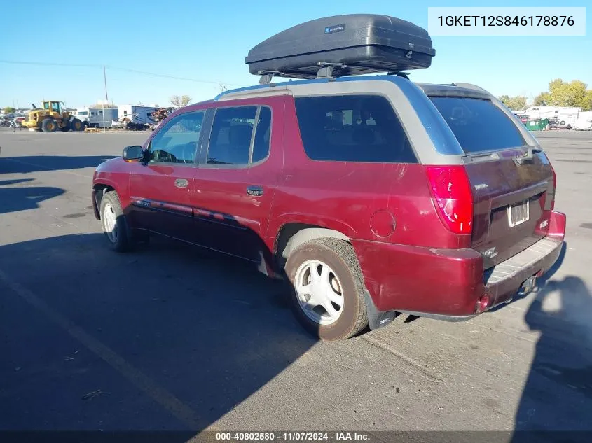 2004 GMC Envoy Xuv Sle VIN: 1GKET12S846178876 Lot: 40802580