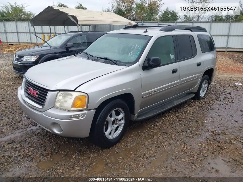 2004 GMC Envoy Xl Sle VIN: 1GKES16SX46155547 Lot: 40815491