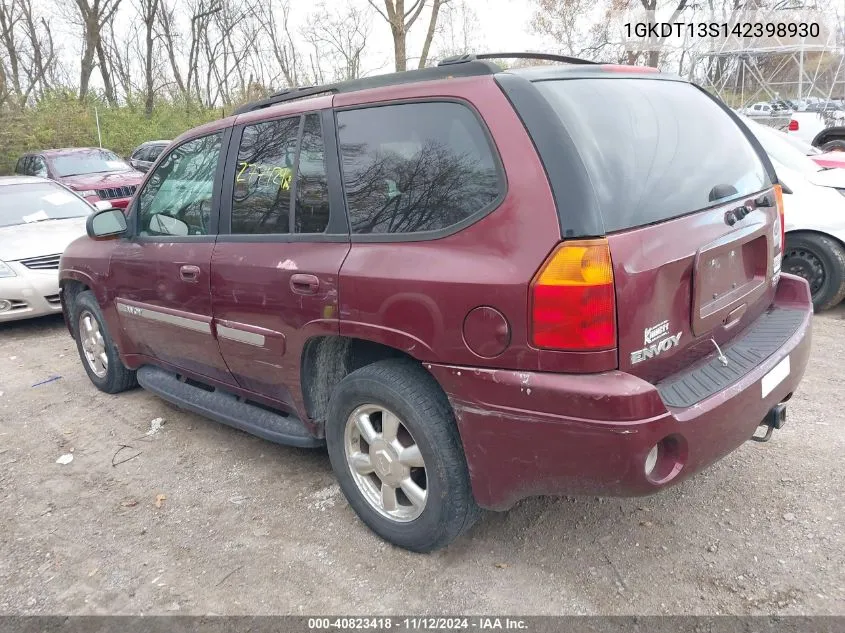 1GKDT13S142398930 2004 GMC Envoy Slt