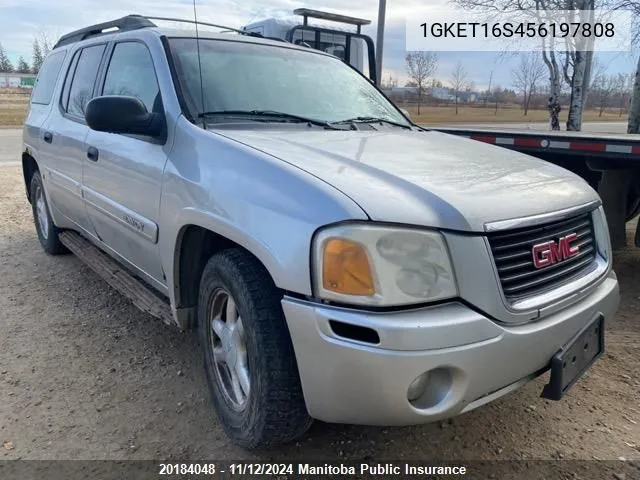 2005 GMC Envoy Xl Sle VIN: 1GKET16S456197808 Lot: 20184048