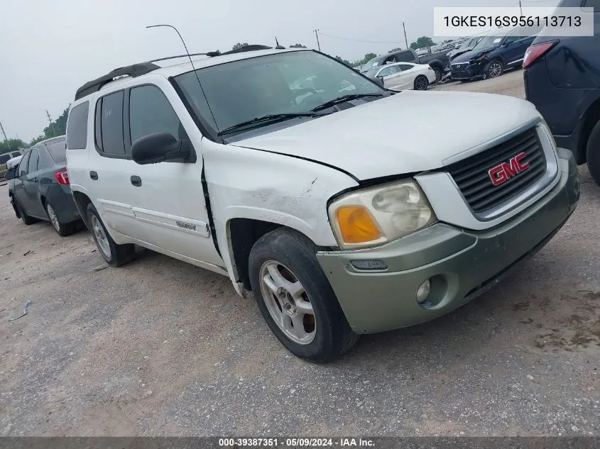 2005 GMC Envoy Xl Sle VIN: 1GKES16S956113713 Lot: 39387351