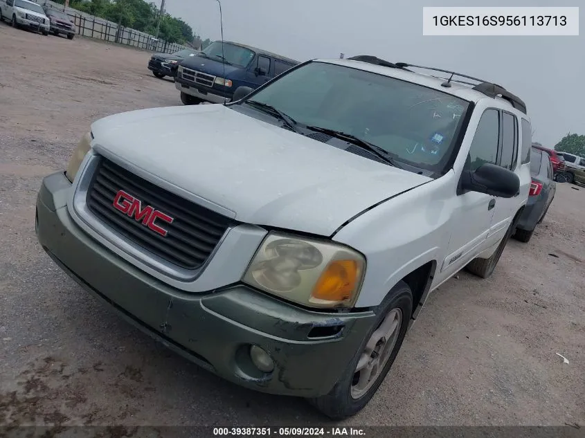 2005 GMC Envoy Xl Sle VIN: 1GKES16S956113713 Lot: 39387351