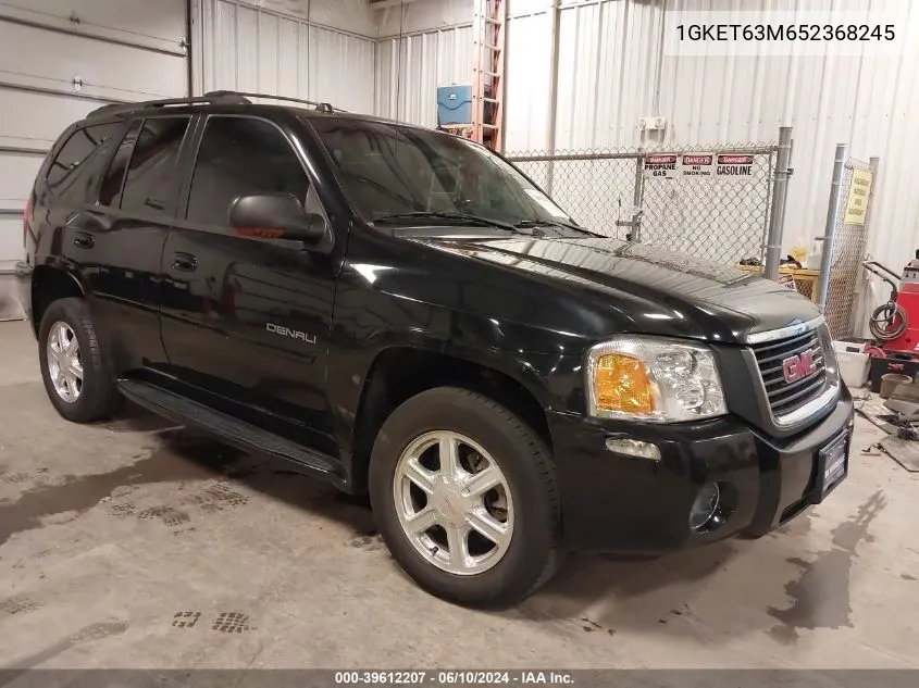 2005 GMC Envoy Denali VIN: 1GKET63M652368245 Lot: 39612207