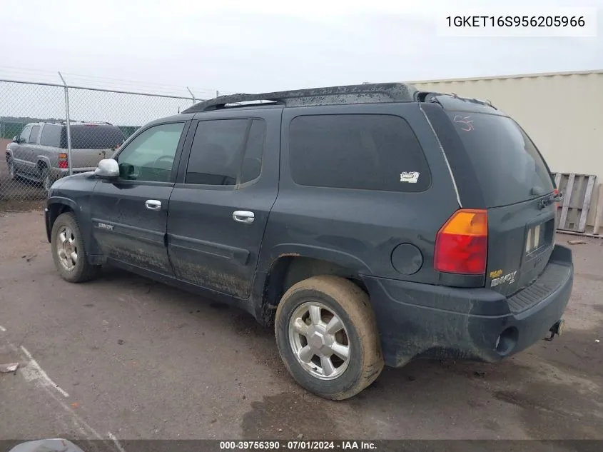 2005 GMC Envoy Xl Sle VIN: 1GKET16S956205966 Lot: 39756390