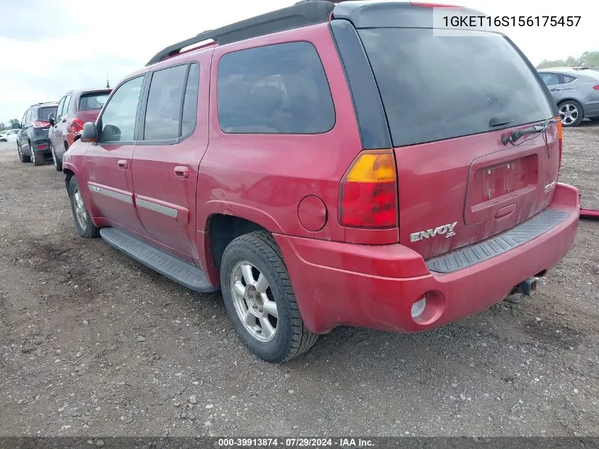 2005 GMC Envoy Xl Slt VIN: 1GKET16S156175457 Lot: 39913874