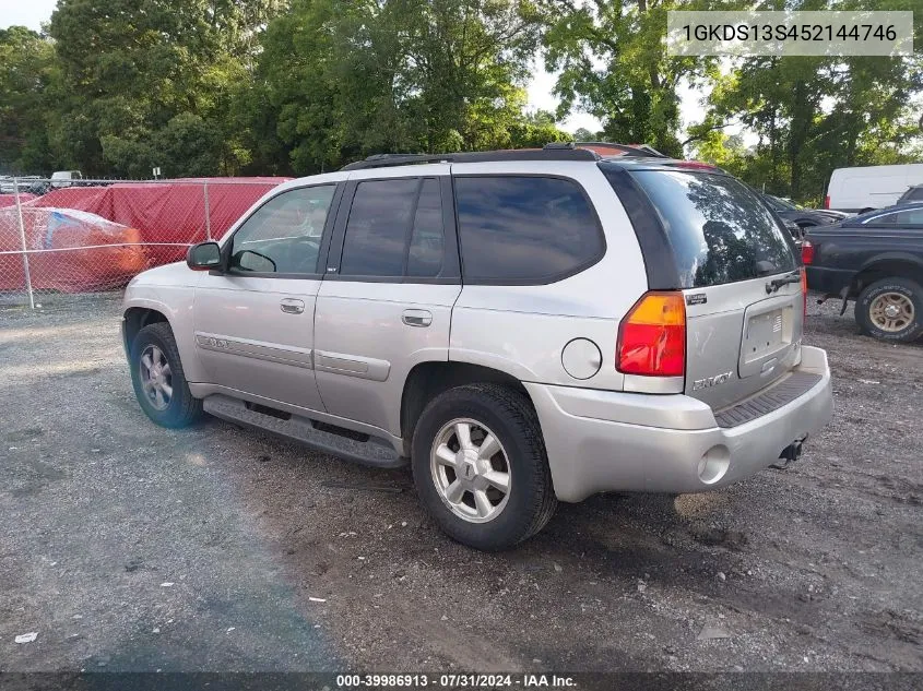 2005 GMC Envoy Slt VIN: 1GKDS13S452144746 Lot: 39986913