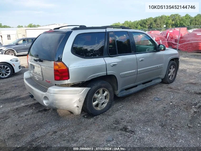 2005 GMC Envoy Slt VIN: 1GKDS13S452144746 Lot: 39986913