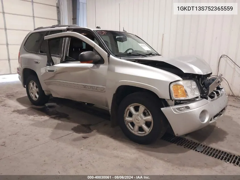 2005 GMC Envoy Sle/Slt VIN: 1GKDT13S752365559 Lot: 40030061