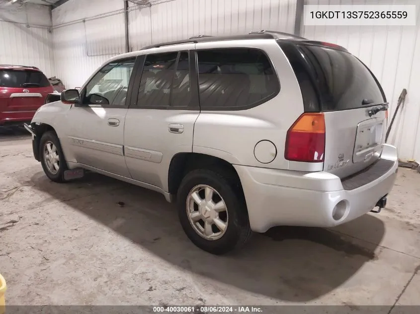 2005 GMC Envoy Sle/Slt VIN: 1GKDT13S752365559 Lot: 40030061