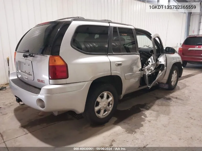 2005 GMC Envoy Sle/Slt VIN: 1GKDT13S752365559 Lot: 40030061