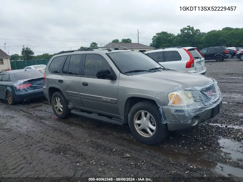 2005 GMC Envoy Sle VIN: 1GKDT13SX52229457 Lot: 40062349