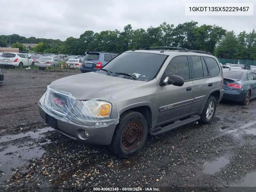 2005 GMC Envoy Sle VIN: 1GKDT13SX52229457 Lot: 40062349