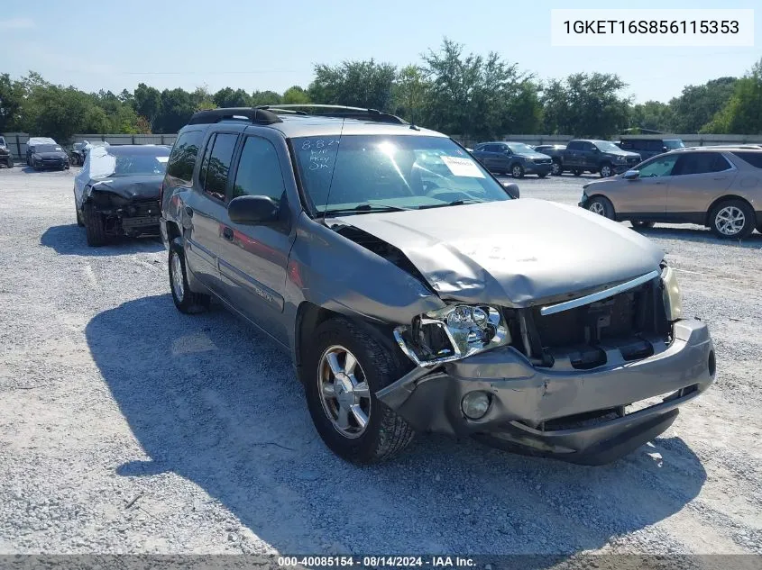 1GKET16S856115353 2005 GMC Envoy Xl Sle