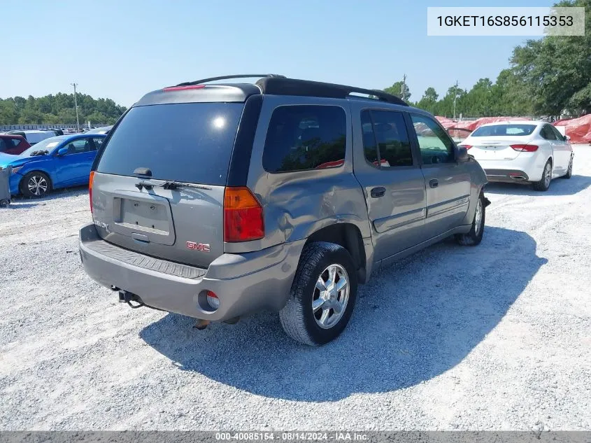 1GKET16S856115353 2005 GMC Envoy Xl Sle