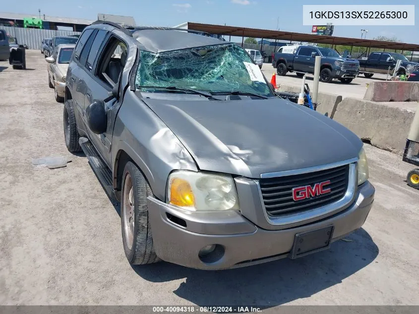 2005 GMC Envoy Sle VIN: 1GKDS13SX52265300 Lot: 40094318