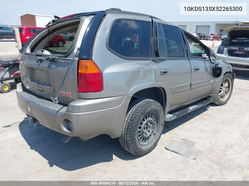 2005 GMC Envoy Sle VIN: 1GKDS13SX52265300 Lot: 40094318