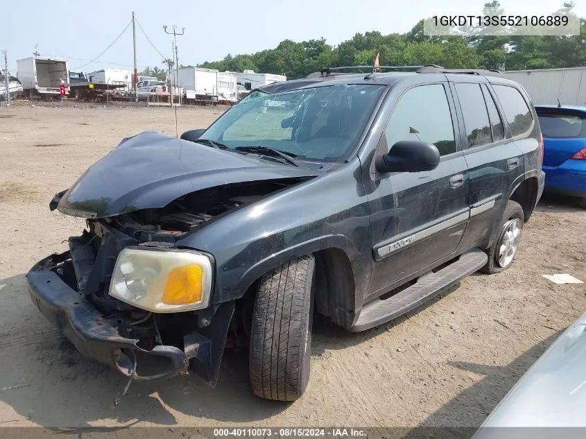 2005 GMC Envoy Sle VIN: 1GKDT13S552106889 Lot: 40110073