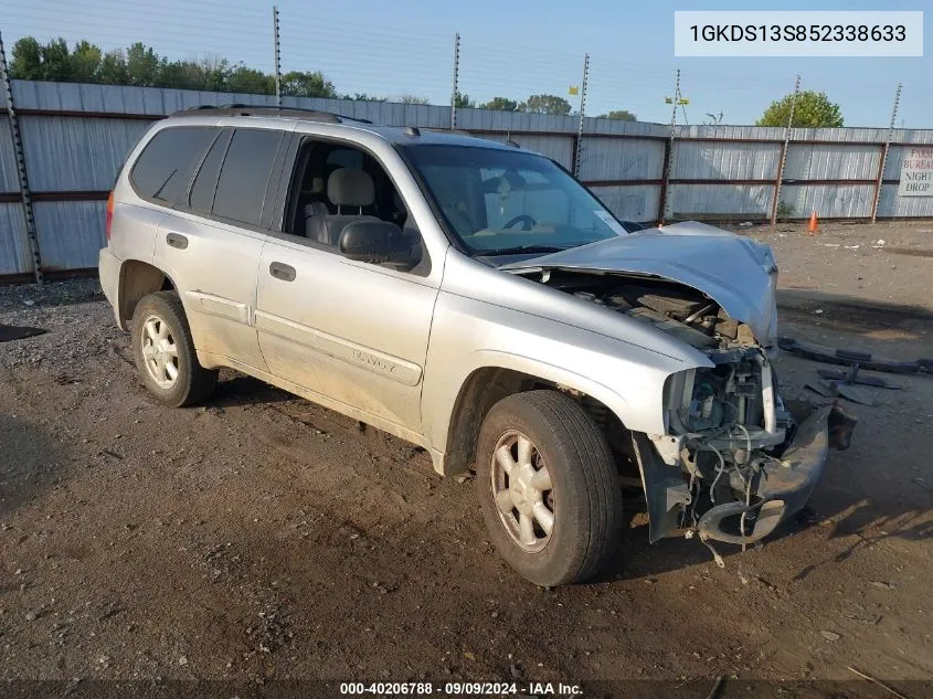 2005 GMC Envoy Sle VIN: 1GKDS13S852338633 Lot: 40206788