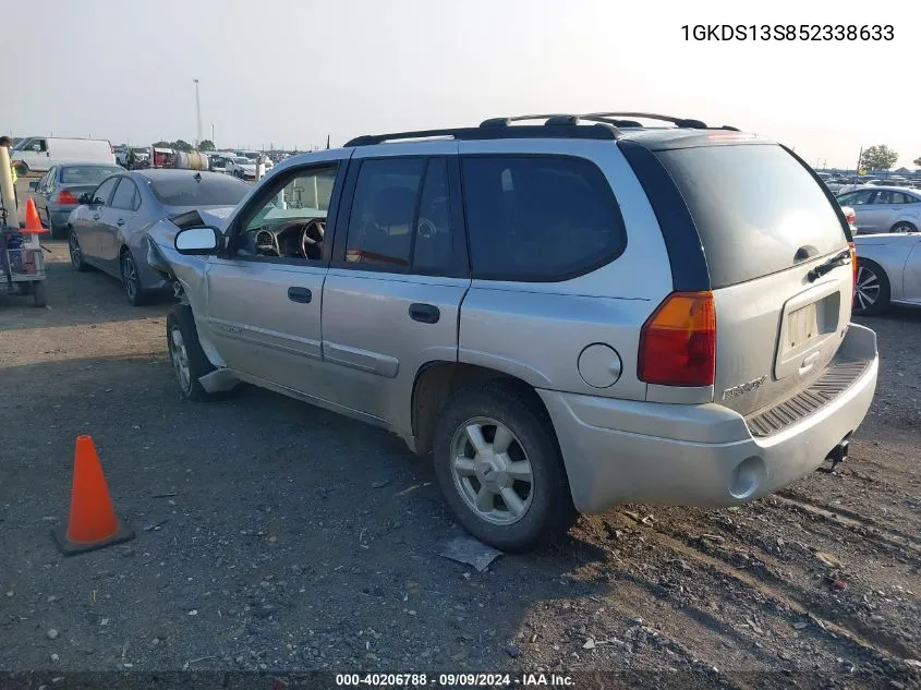 2005 GMC Envoy Sle VIN: 1GKDS13S852338633 Lot: 40206788