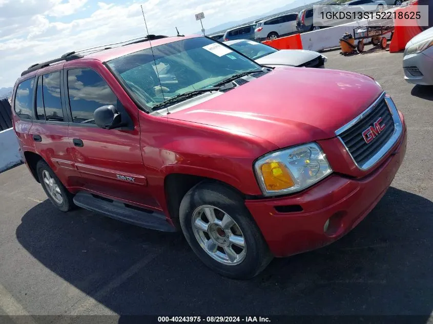 2005 GMC Envoy Sle VIN: 1GKDS13S152218625 Lot: 40243975