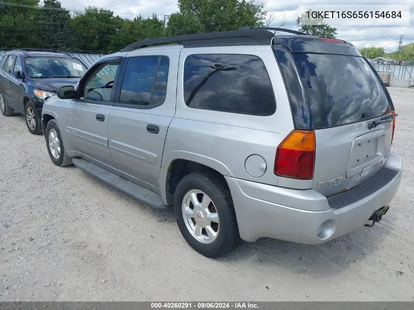 2005 GMC Envoy Xl Sle VIN: 1GKET16S656154684 Lot: 40260291