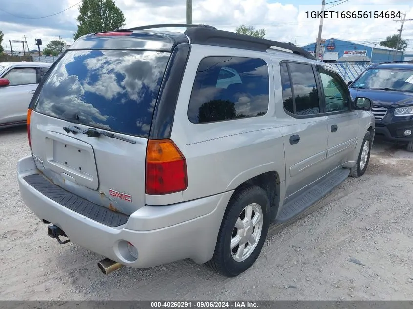 2005 GMC Envoy Xl Sle VIN: 1GKET16S656154684 Lot: 40260291