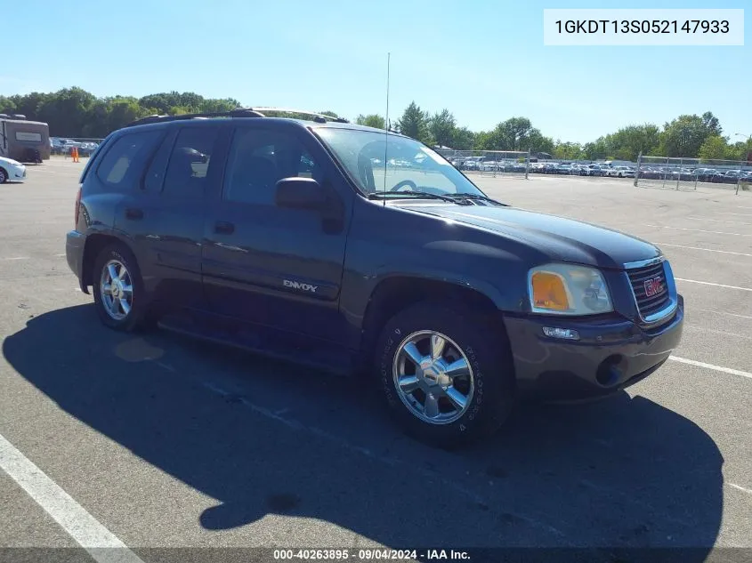 2005 GMC Envoy Sle VIN: 1GKDT13S052147933 Lot: 40263895