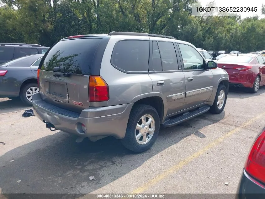 2005 GMC Envoy Slt VIN: 1GKDT13S652230945 Lot: 40313346