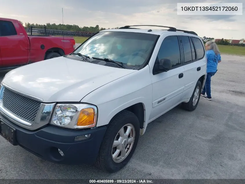 2005 GMC Envoy Sle VIN: 1GKDT13S452172060 Lot: 40405899