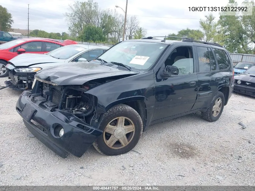 2005 GMC Envoy VIN: 1GKDT13S152122992 Lot: 40441757