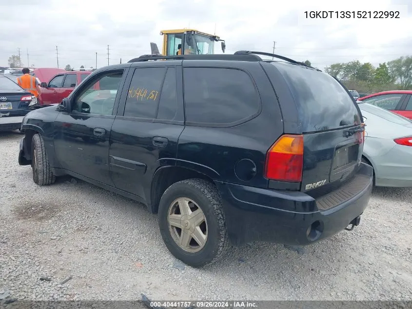 2005 GMC Envoy VIN: 1GKDT13S152122992 Lot: 40441757