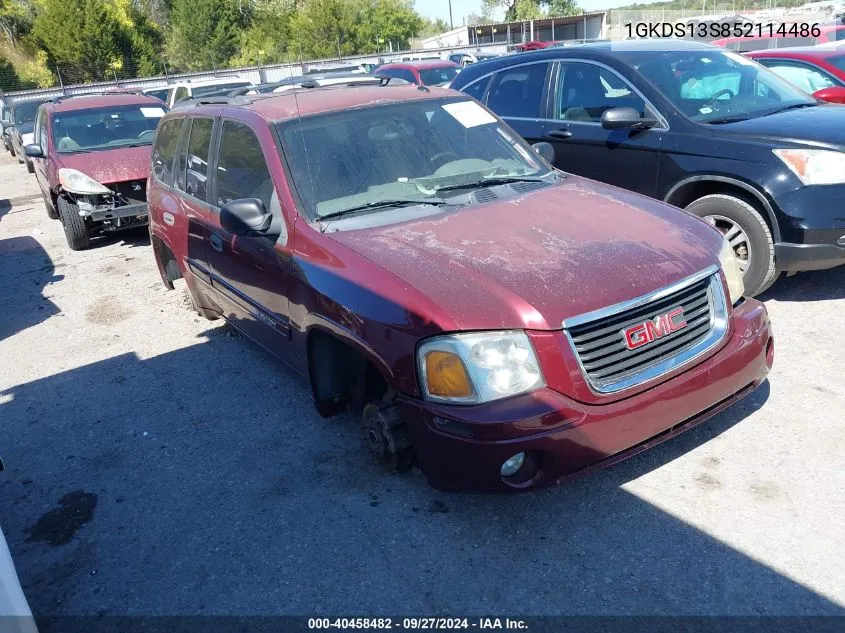 2005 GMC Envoy Sle VIN: 1GKDS13S852114486 Lot: 40458482