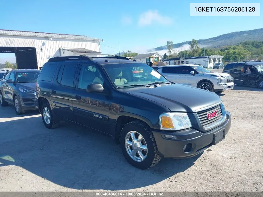 2005 GMC Envoy Xl Sle VIN: 1GKET16S756206128 Lot: 40486614