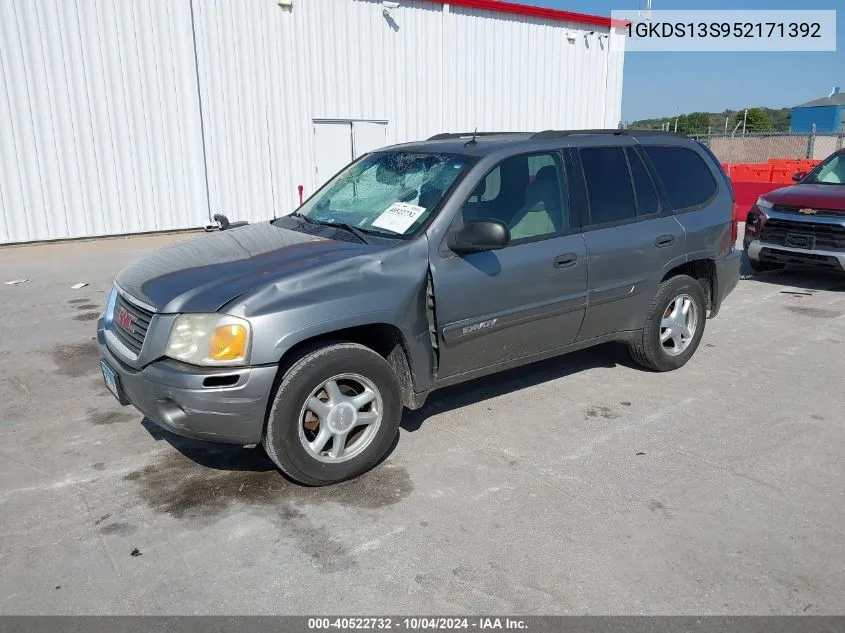 2005 GMC Envoy Sle VIN: 1GKDS13S952171392 Lot: 40522732