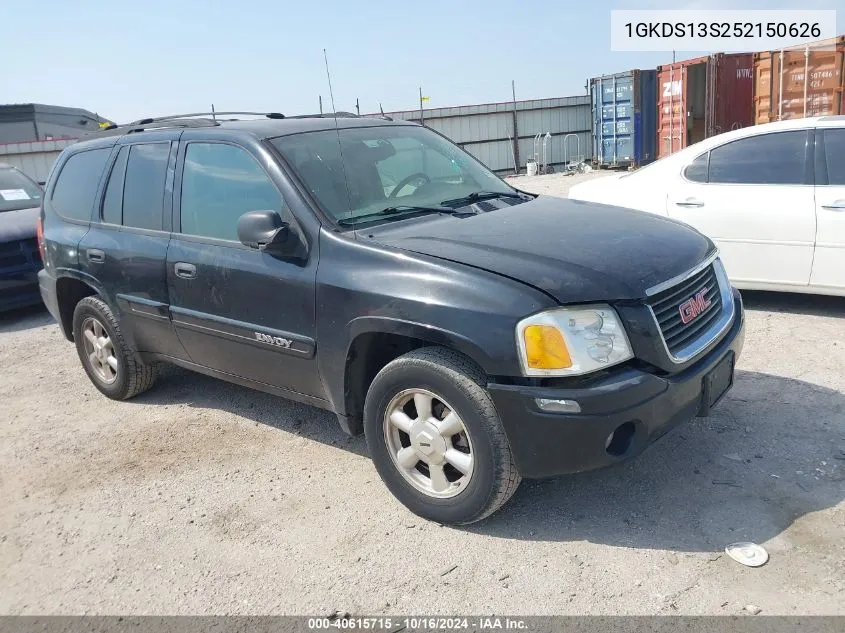 2005 GMC Envoy Sle VIN: 1GKDS13S252150626 Lot: 40615715