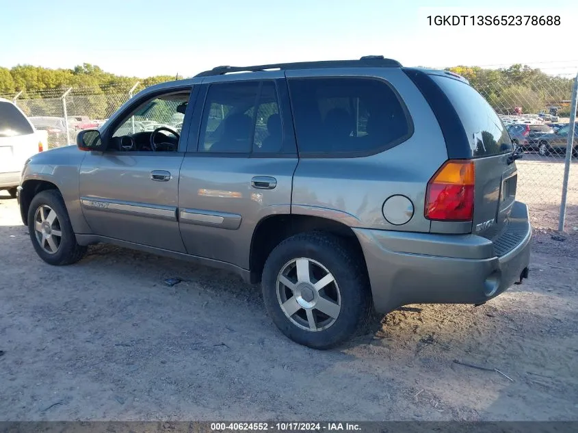 2005 GMC Envoy Slt VIN: 1GKDT13S652378688 Lot: 40624552