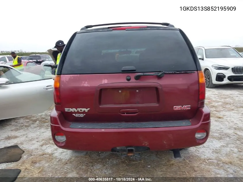 2005 GMC Envoy Sle VIN: 1GKDS13S852195909 Lot: 40635817