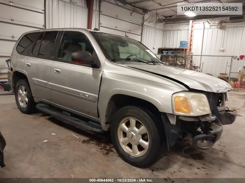 2005 GMC Envoy Slt VIN: 1GKDT13S252154592 Lot: 40644062