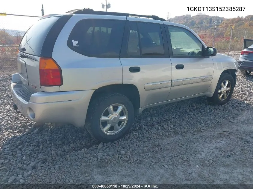 2005 GMC Envoy Sle VIN: 1GKDT13S152385287 Lot: 40650118