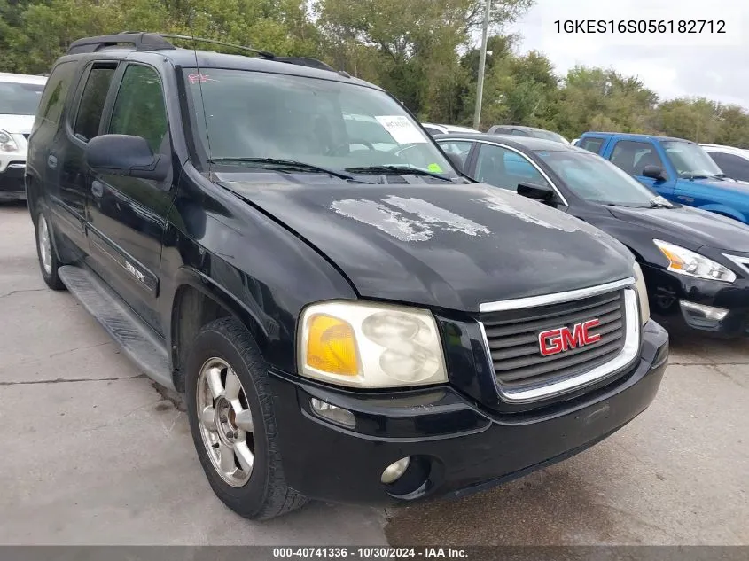 2005 GMC Envoy Xl Sle VIN: 1GKES16S056182712 Lot: 40741336