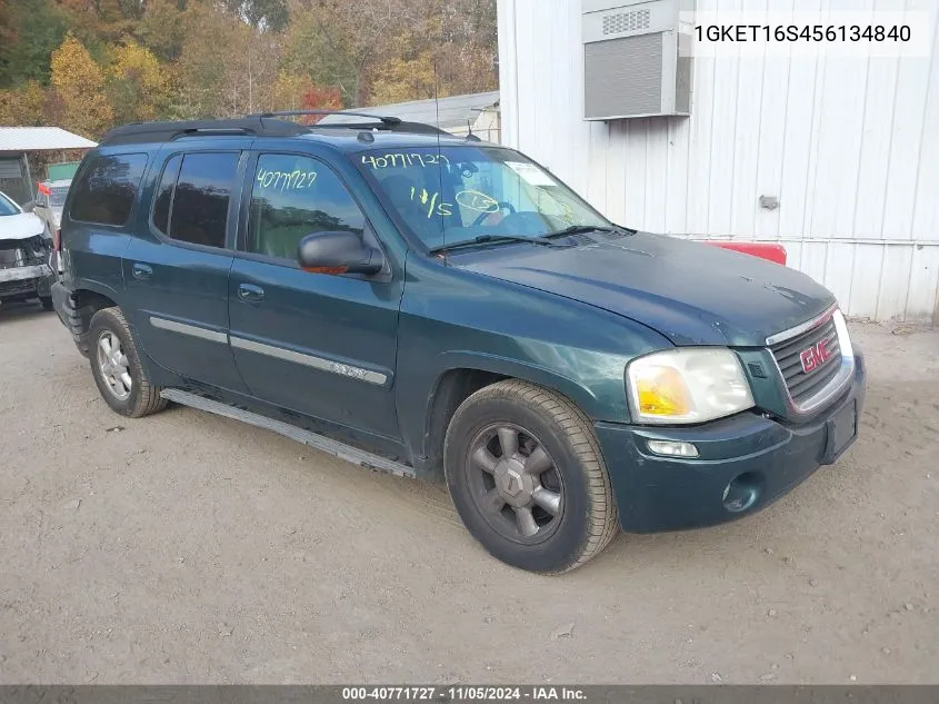 2005 GMC Envoy Xl Slt VIN: 1GKET16S456134840 Lot: 40771727