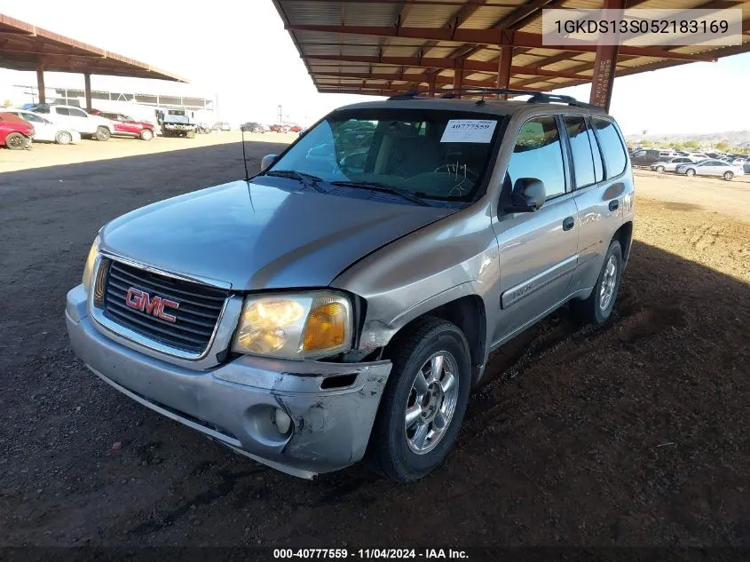 2005 GMC Envoy Sle VIN: 1GKDS13S052183169 Lot: 40777559