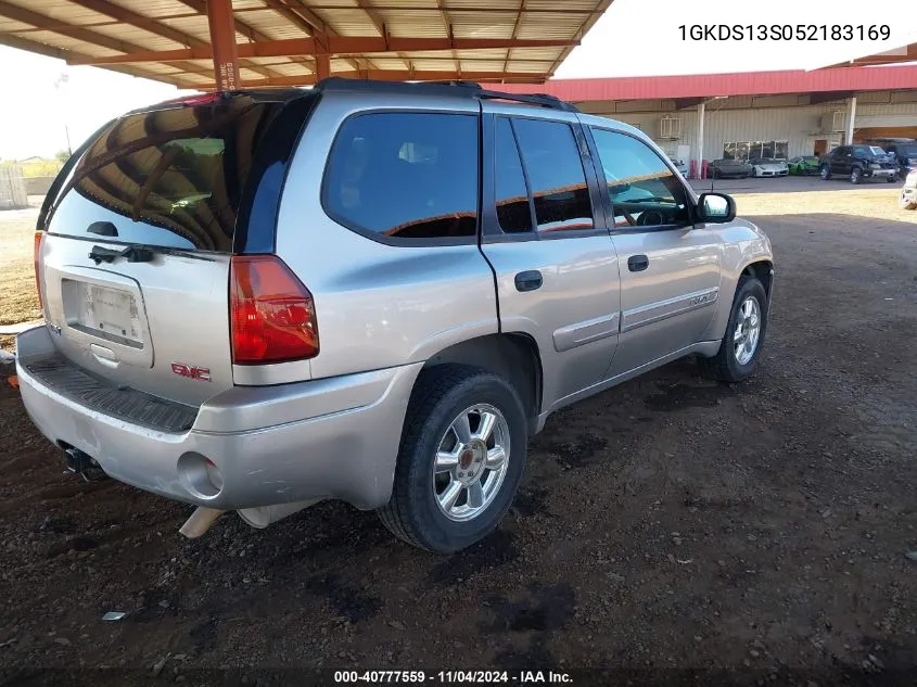 2005 GMC Envoy Sle VIN: 1GKDS13S052183169 Lot: 40777559