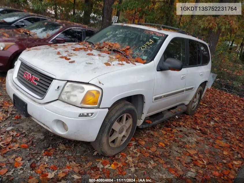 2005 GMC Envoy Slt VIN: 1GKDT13S752231764 Lot: 40804804