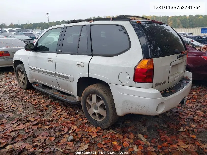 2005 GMC Envoy Slt VIN: 1GKDT13S752231764 Lot: 40804804