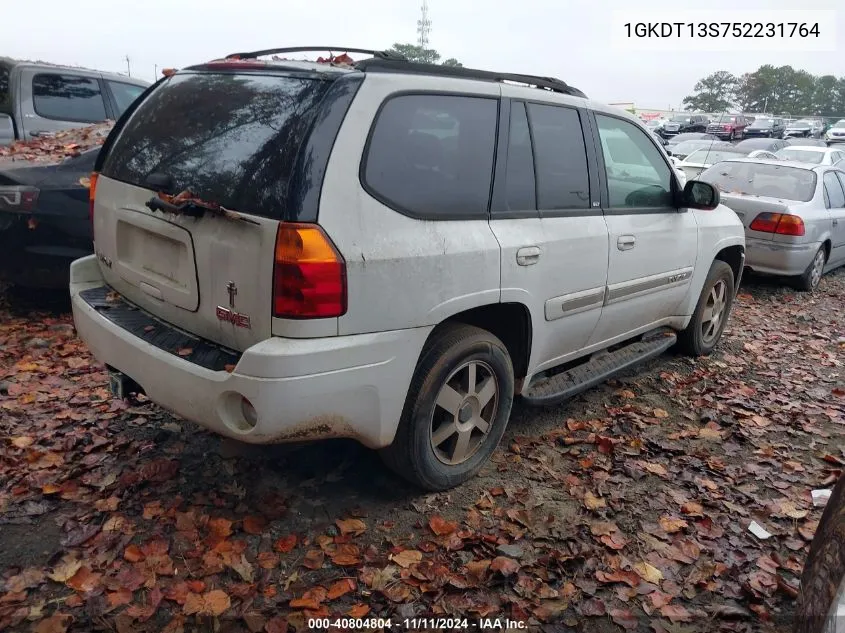 2005 GMC Envoy Slt VIN: 1GKDT13S752231764 Lot: 40804804